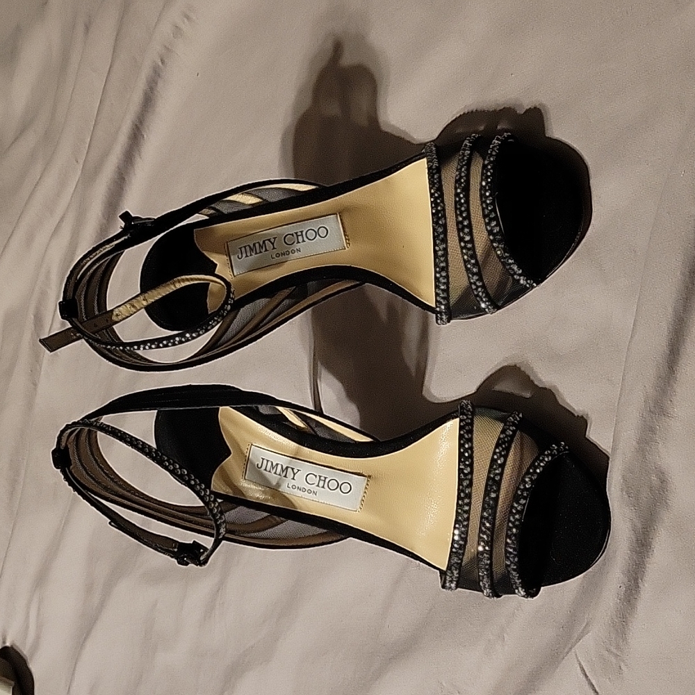 Jimmy Choo Black Suede heels